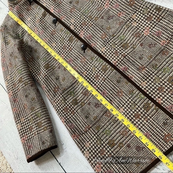 Worth New York Wool Reversible Coat – Glen Plaid & Mosaic Check *shop@iamwarrior - Picture 9 of 11